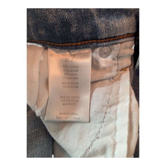 Anthropologie | Unpublished Jeans - Rae Olympic - High Rise Straight, Size 27 - Picture 5 of 10